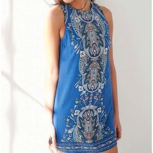 NWOT Urban Outfitters Blue Ecote Shift Dress